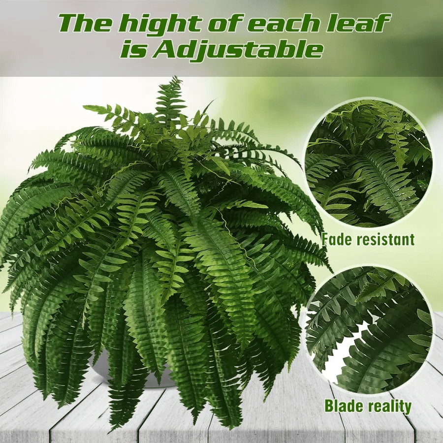 🌱UV Resistant and Realistic Artificial Boston Fern